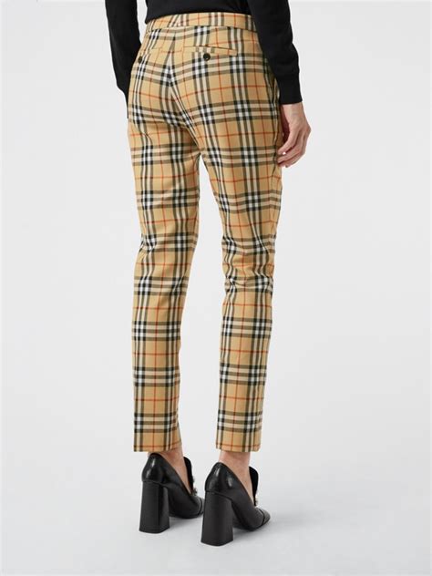 womens burberry trousers